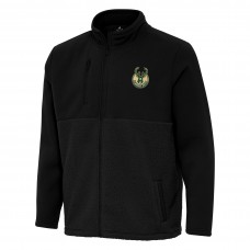 Кофта на молнии Milwaukee Bucks Antigua Daily Fused - Black