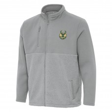 Кофта на молнии Milwaukee Bucks Antigua Daily Fused - Gray
