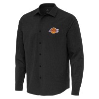 Рубашка Los Angeles Lakers Antigua Exposure Woven - Black