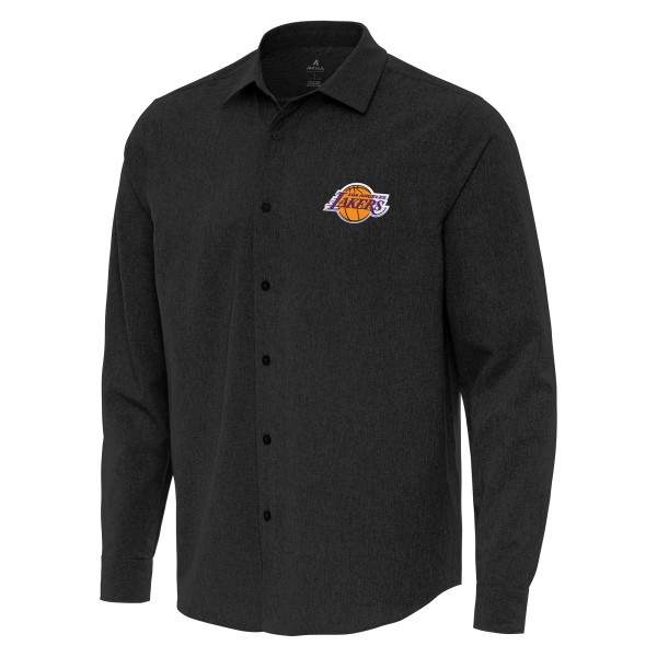 Рубашка Los Angeles Lakers Antigua Exposure Woven - Black