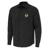 Рубашка Milwaukee Bucks Antigua Exposure Woven - Black