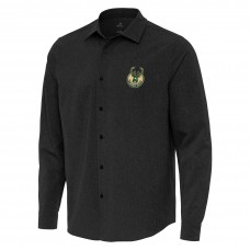 Рубашка Milwaukee Bucks Antigua Exposure Woven - Black