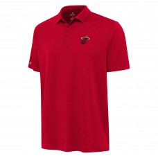 Miami Heat Antigua Red Reprocess Polo