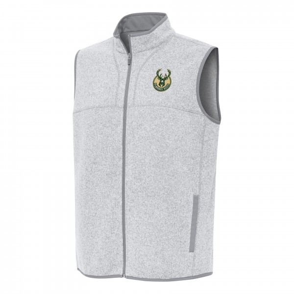 Жилетка Milwaukee Bucks Antigua Fortune - Heather Gray