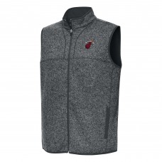 Жилетка Miami Heat Antigua Heather Charcoal Fortune