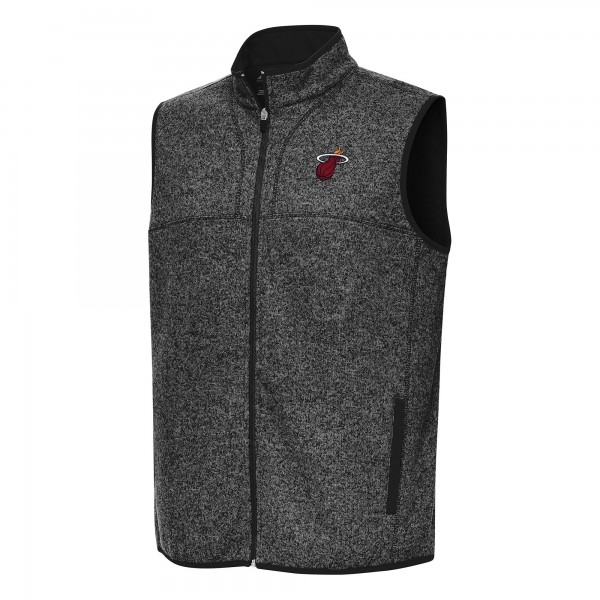 Жилетка Miami Heat Antigua Heather Black Fortune