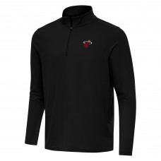Кофта на короткой молнии Miami Heat Antigua Black Intent