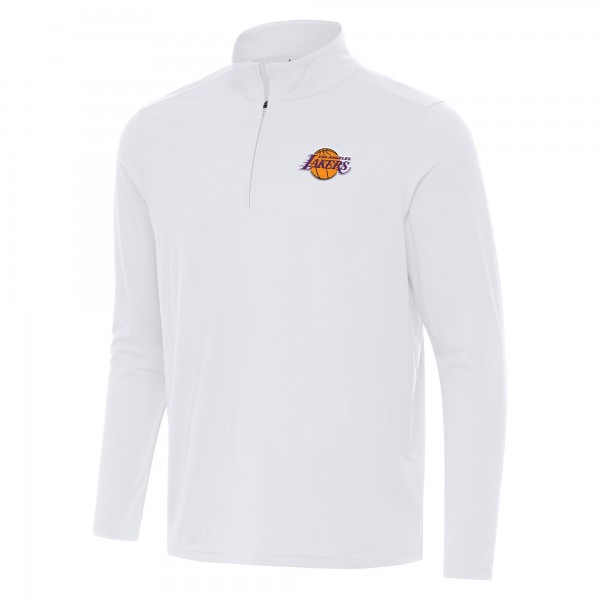 Кофта на короткой молнии Los Angeles Lakers Antigua Intent - White