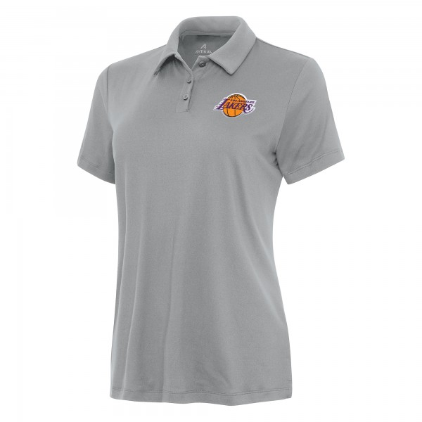 Поло Los Angeles Lakers Antigua Womens Reprocess - Gray
