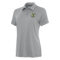 Поло Milwaukee Bucks Antigua Womens Reprocess - Gray