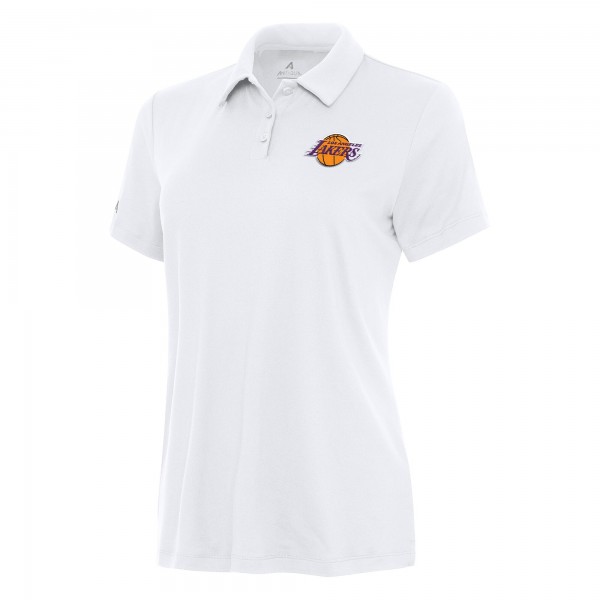 Поло Los Angeles Lakers Antigua Womens Reprocess - White