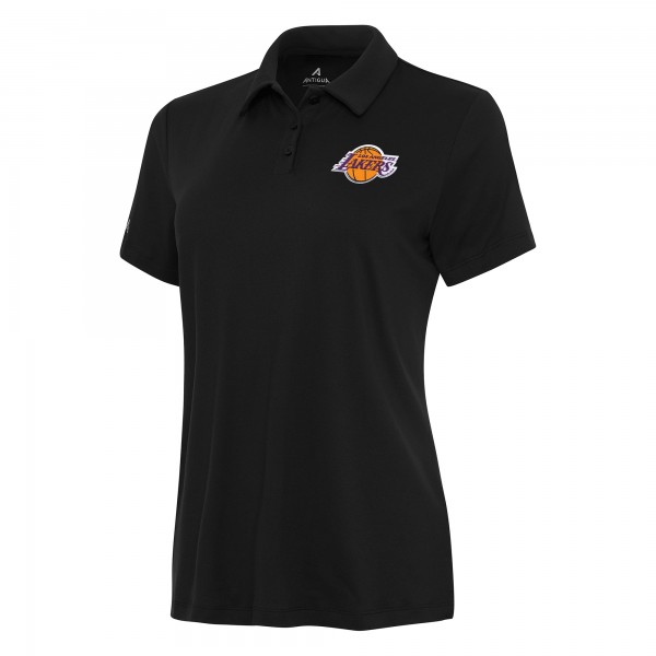 Поло Los Angeles Lakers Antigua Womens Reprocess - Black