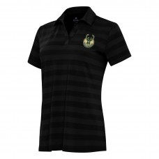 Milwaukee Bucks Antigua Womens Tunnel Polo - Black