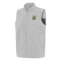 Жилетка Milwaukee Bucks Antigua Brisk - Heather Gray