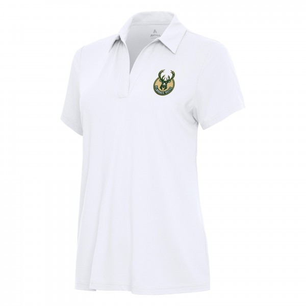 Поло Milwaukee Bucks Antigua Womens Era - White