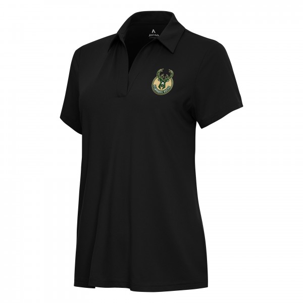 Поло Milwaukee Bucks Antigua Womens Era - Black