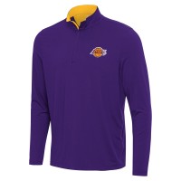 Кофта на короткой молнии Los Angeles Lakers Antigua Content - Purple