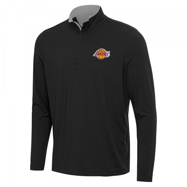 Кофта на короткой молнии Los Angeles Lakers Antigua Content - Black/Gray