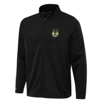 Кофта на молнии Milwaukee Bucks Antigua Links 2 Golf - Black