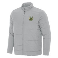 Куртка Milwaukee Bucks Antigua Swelter Puffer - Gray