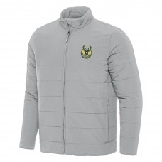 Куртка Milwaukee Bucks Antigua Swelter Puffer - Gray