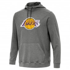 Толстовка Los Angeles Lakers Antigua Cloud - Heather Black