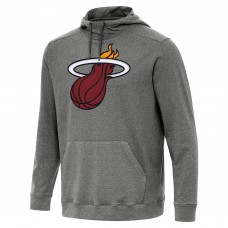 Толстовка Miami Heat Antigua Heather Black Cloud