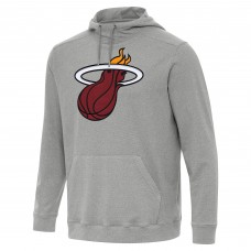 Толстовка Miami Heat Antigua Heather Gray Cloud