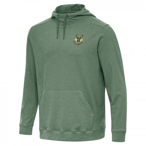 Толстовка Milwaukee Bucks Antigua Cloud - Heather Hunter Green