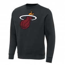 Кофта Miami Heat Antigua Charcoal Victory Crewneck