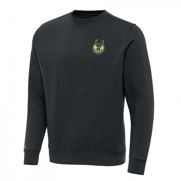 Кофта Milwaukee Bucks Antigua Victory Crewneck - Charcoal