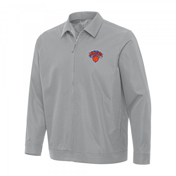 Кофта на молнии New York Knicks Antigua Pivot - Gray
