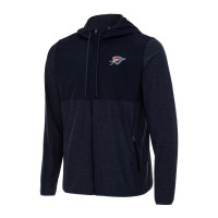 Толстовка на молнии Oklahoma City Thunder Antigua Navy Sway