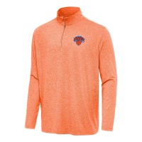 Кофта на короткой молнии New York Knicks Antigua Hunk - Heather Orange