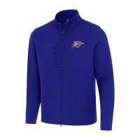 Куртка Oklahoma City Thunder Antigua Blue Objection Double-Peached
