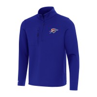 Oklahoma City Thunder Antigua Blue Insider Quarter-Zip Top
