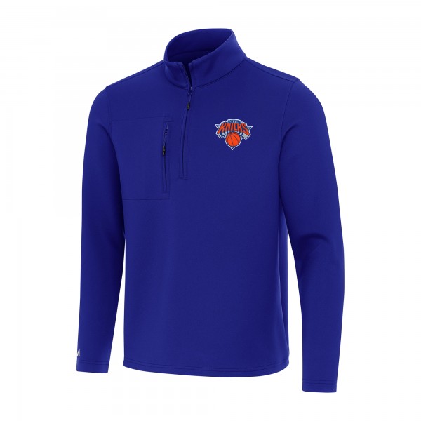 Кофта на короткой молнии New York Knicks Antigua Insider - Blue
