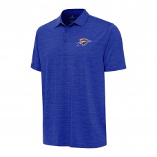 Поло Oklahoma City Thunder Antigua Heather Blue Layout