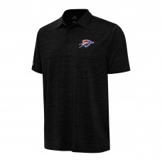 Поло Oklahoma City Thunder Antigua Heather Black Layout