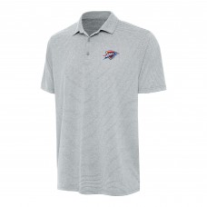 Поло Oklahoma City Thunder Antigua Heather Gray Scheme