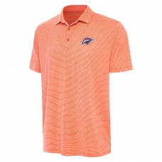 Поло Oklahoma City Thunder Antigua Heather Orange Scheme