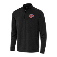 Кофта на короткой молнии New York Knicks Antigua Bright - Heather Black