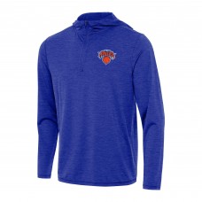 Толстовка на короткой молнии New York Knicks Antigua Tidy - Heather Royal