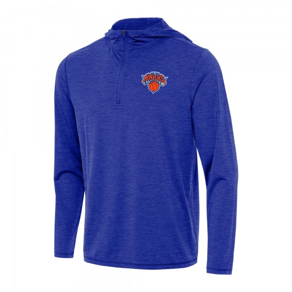 Толстовка на короткой молнии New York Knicks Antigua Tidy - Heather Royal
