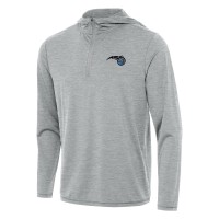 Кофта на короткой молнии Orlando Magic Antigua Heather Gray Tidy