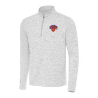 Кофта на короткой молнии New York Knicks Antigua Cause - Gray