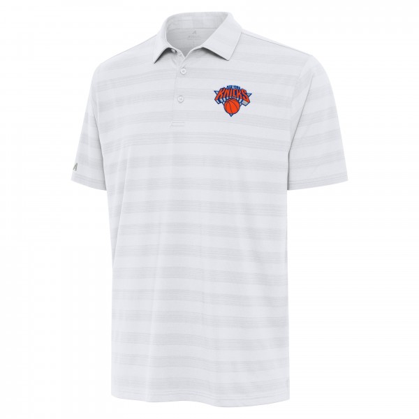 New York Knicks Antigua White Tunnel Polo
