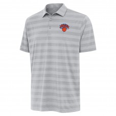 New York Knicks Antigua Gray Tunnel Polo