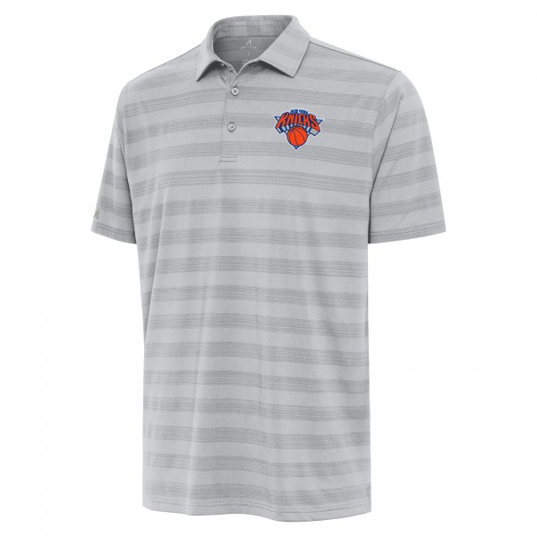 New York Knicks Antigua Gray Tunnel Polo