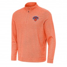 Кофта на короткой молнии New York Knicks Antigua Subtle - Heather Orange